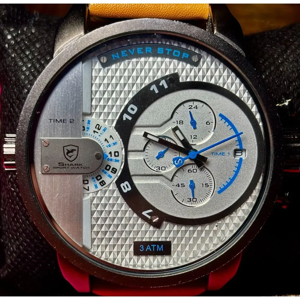 Shark Sport Dual Time Watch (QTM6)